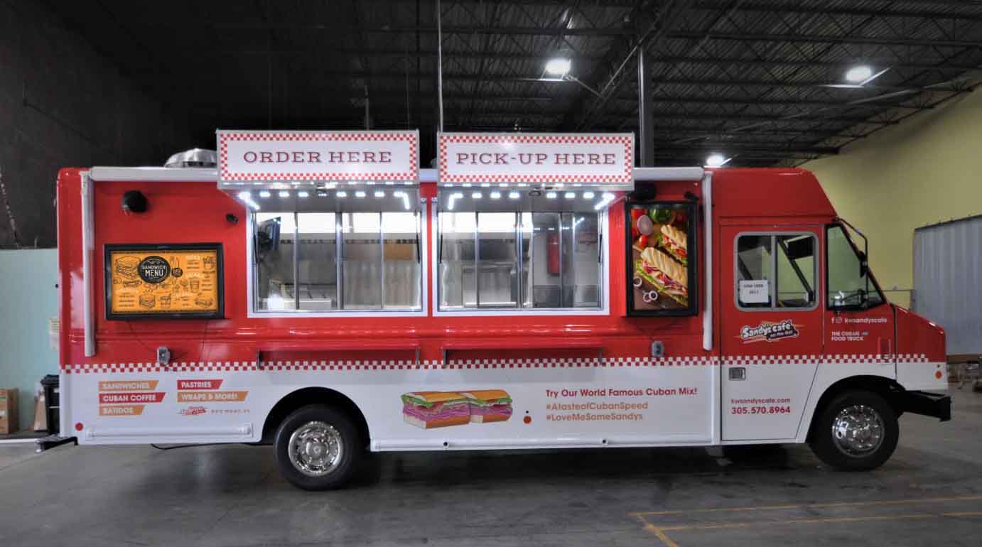 The Display Shield Food Truck Digital Signage