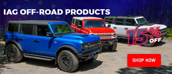 IAG Off-Road Products 15% OFF