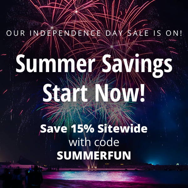Save 15% with code SUMMERFUN