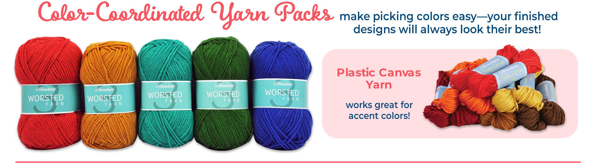 Color-Coordinated Yarn Packs