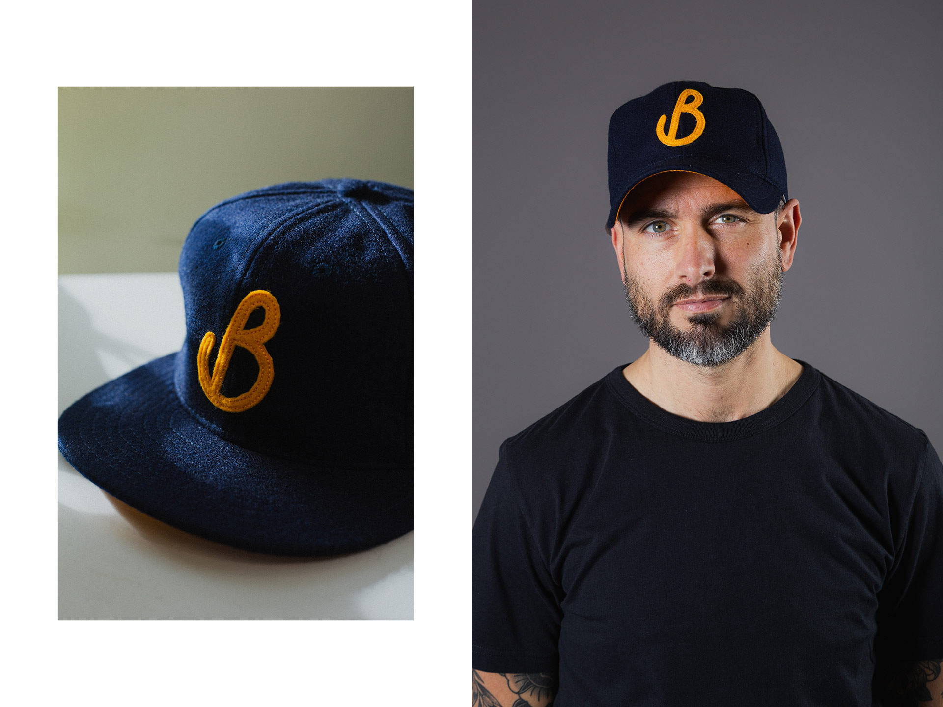 BENZAK x EBBETS: WOOL BASEBALL CAPS – Benzak Denim Developers BENZAK x EBBETS: WOOL BASEBALL CAPS – Benzak Denim Developers