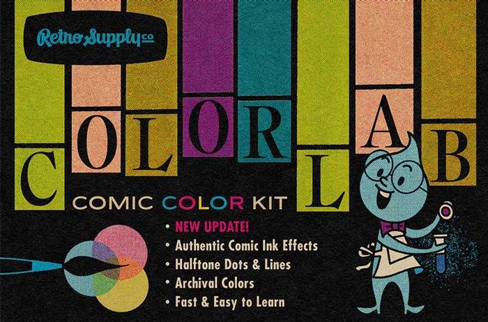 ColorLab color halftone kit by RetroSupply Co.