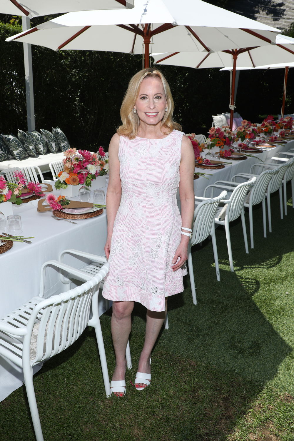 Gillian Miniter hosts a MILLY x The Daily Front Row luncheon in the Hamptons