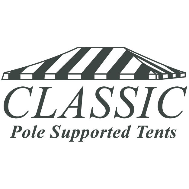 classic series pole tent logo