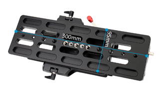 Proaim 19-15mm Camera Base Plate, ARRI Standard Dovetail Tripod Plate with New Quick Lock