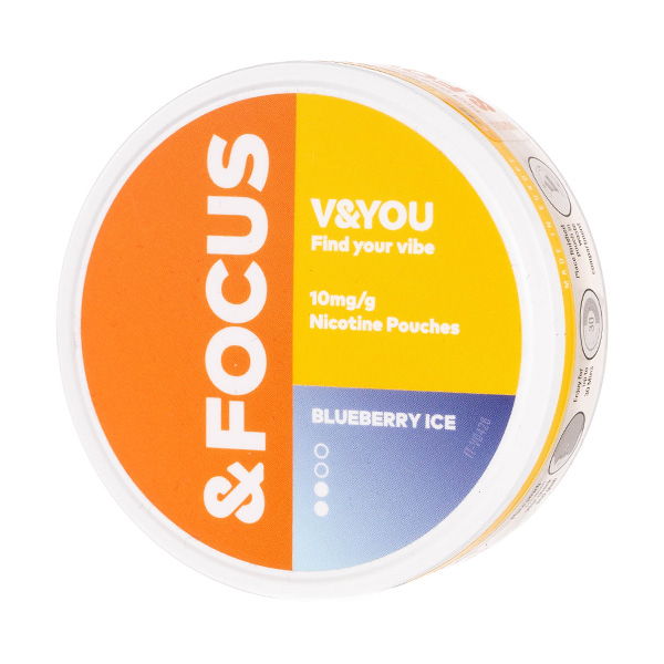 V&YOU blueberry ice nicotine pouches