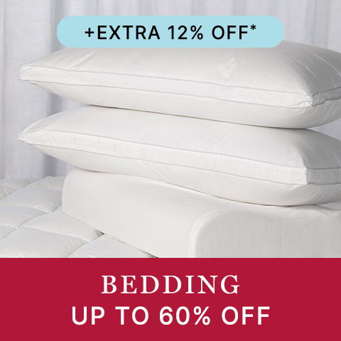 Bedding up to 60% off