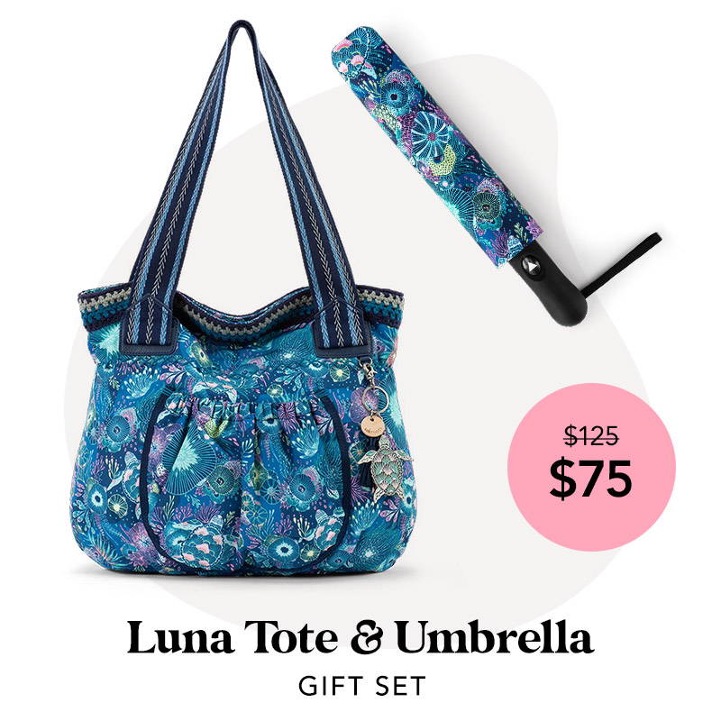 Luna Tote and Umbrella