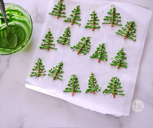 christmas tree cupcakes