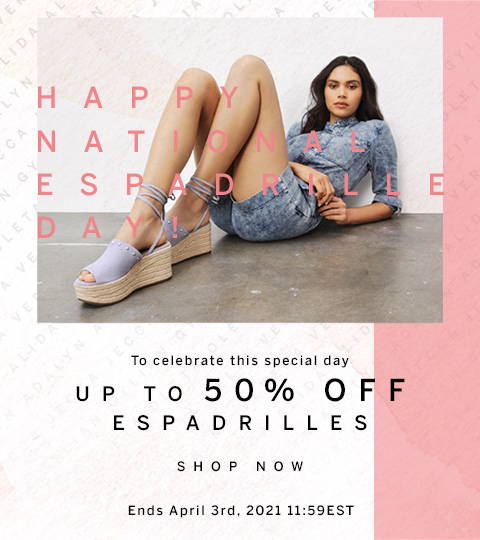 Up to 50% Off Espadrilles