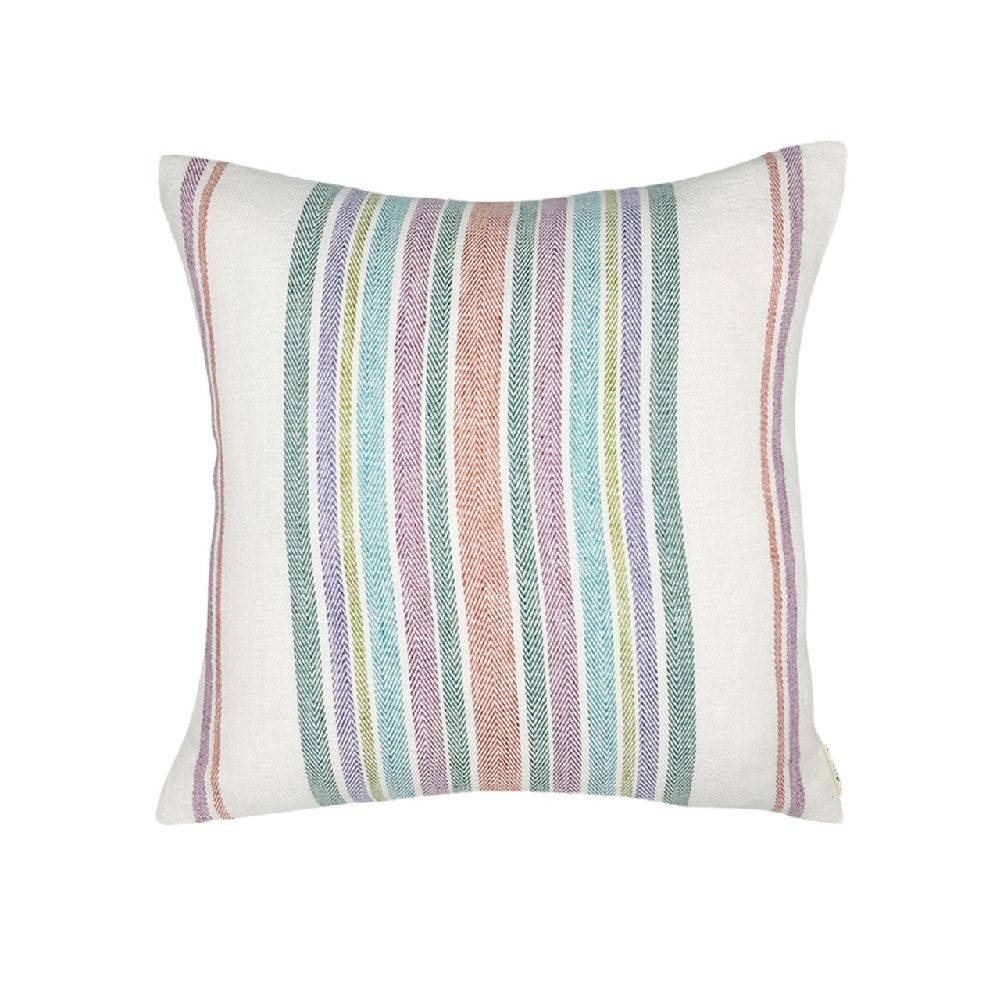 vintage stripe fabric cushion