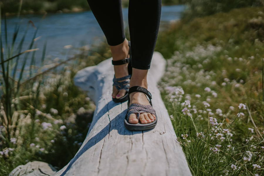 Best hiking, kayaking, and biking sandals for women. 