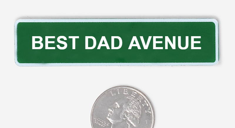 Best Dad sign