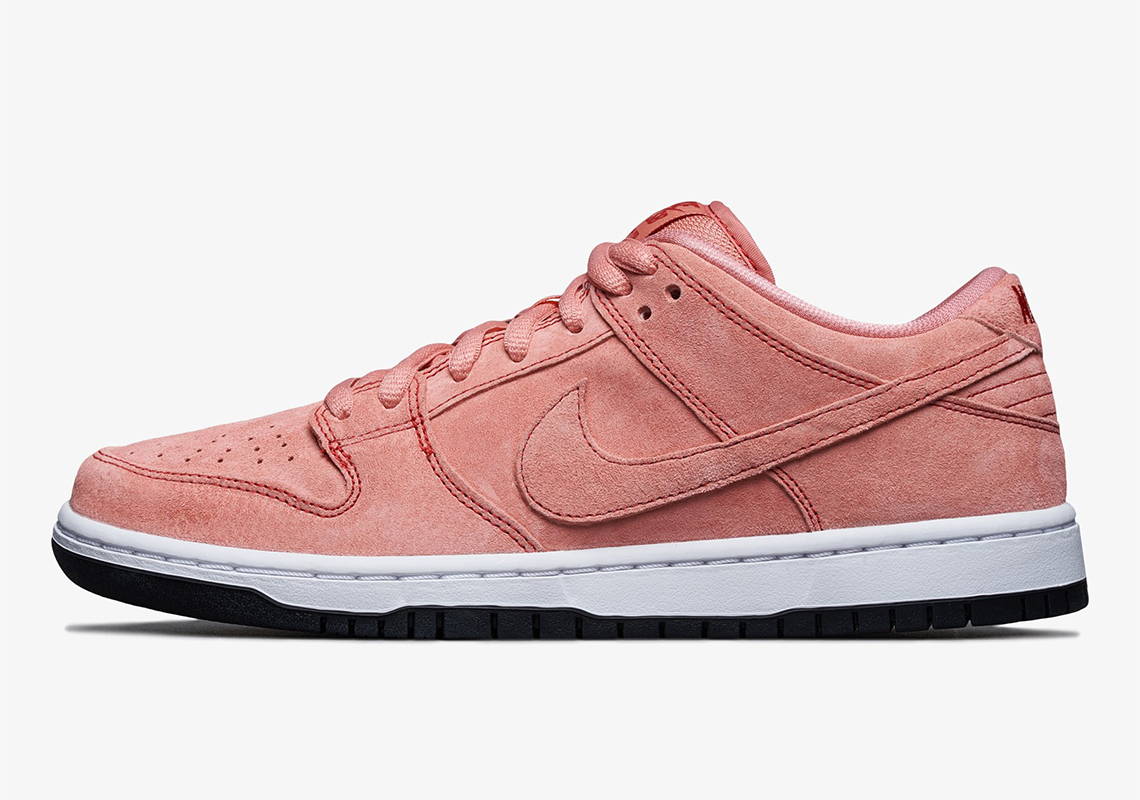 nike sb dunk pink and brown
