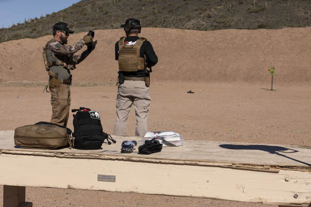 Spartan Armor Systems at the Range Training with Body Armor