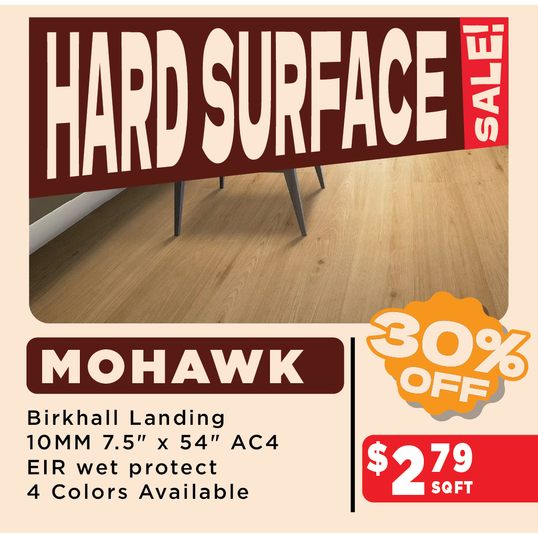 Mohawk Birkhall Landing Sale