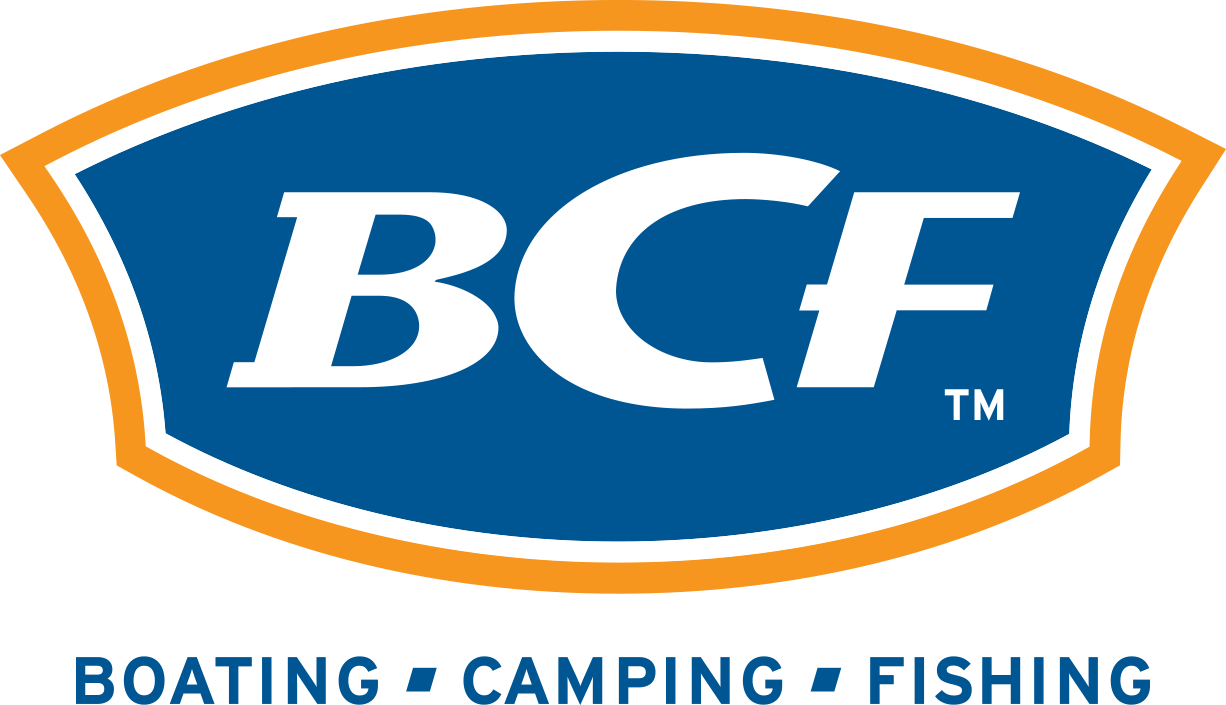 BCF Boating Camping Fishing logo