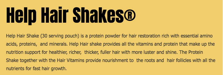 Help Hair Shake