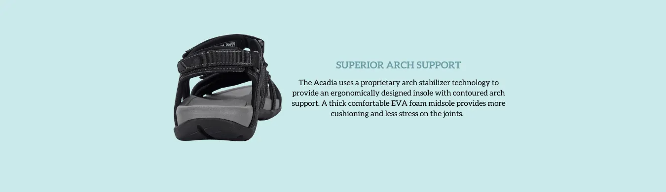 Graphic showing superior arch support