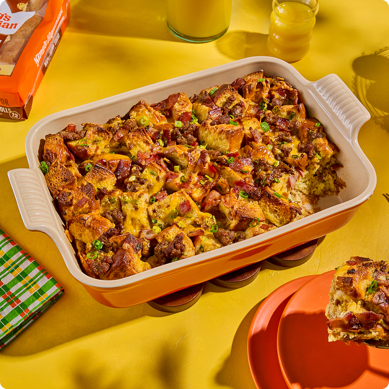 Friendsgiving Sweet and Savory Breakfast Casserole