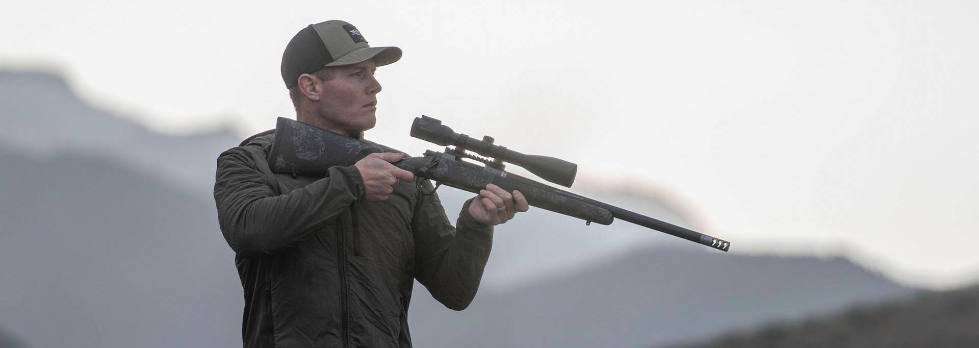 Man Hunting With Christensen Arms Ridgeline Titanium FFT