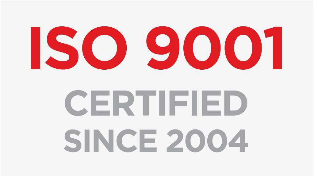 ISO 9001 Certified