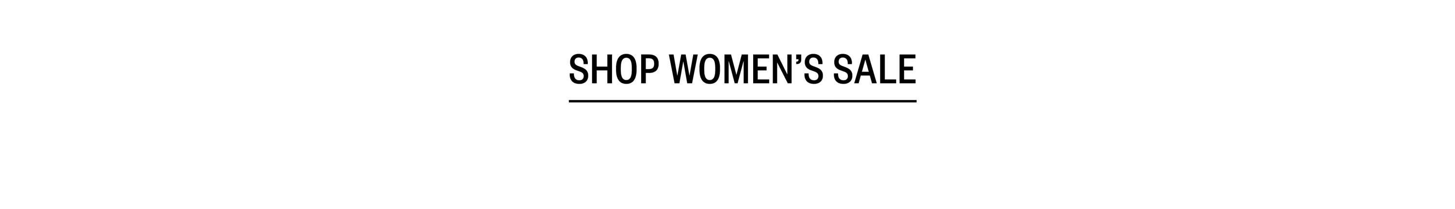 Shop Women's Sale