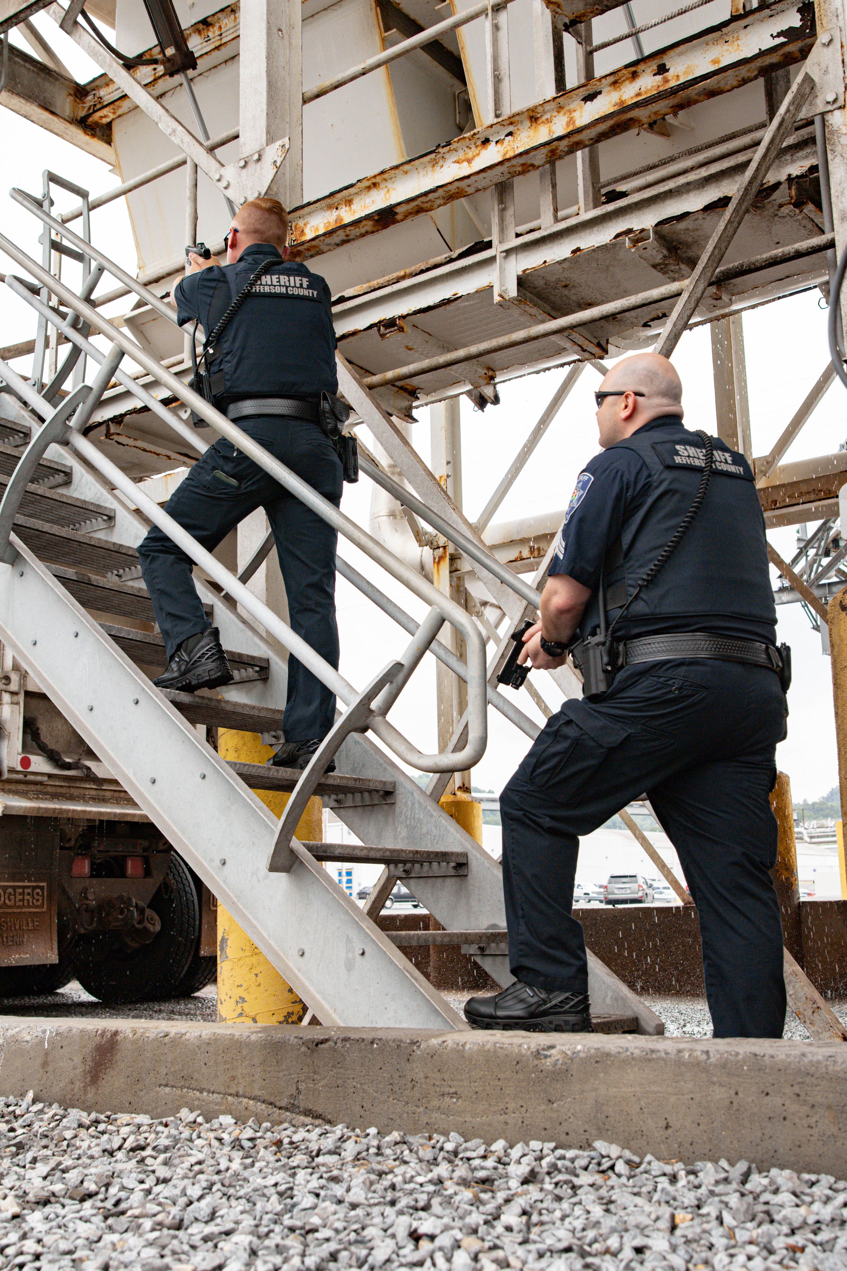 Officers in tactical gear
