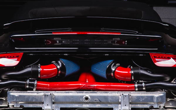 porsche with agency power intake system