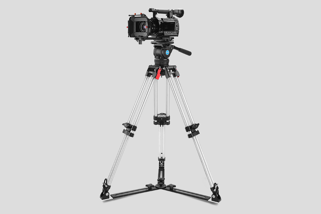 Proaim HD 100mm Bowl Baby Camera Tripod Stand w Lever-Friction & Aluminum Spreader