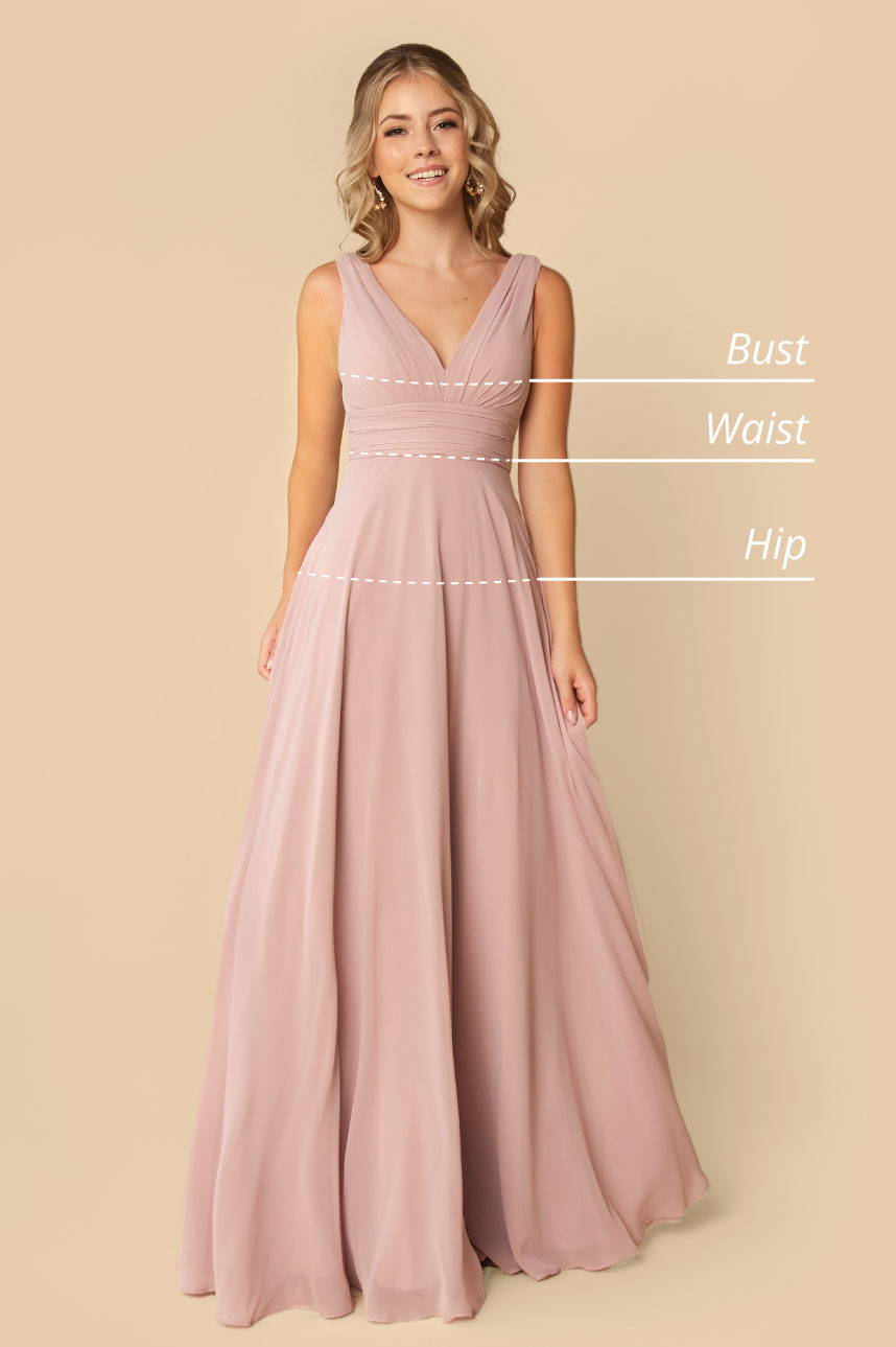 How to Take Your Dress Measurements Visual
