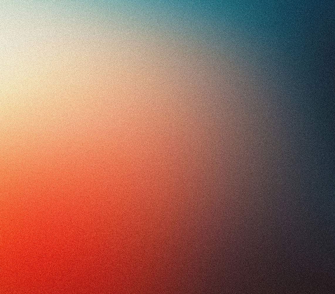 Abstract gradient background with soft transitions of blue, red, and cream colors.