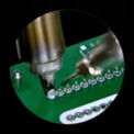 soldering through hole