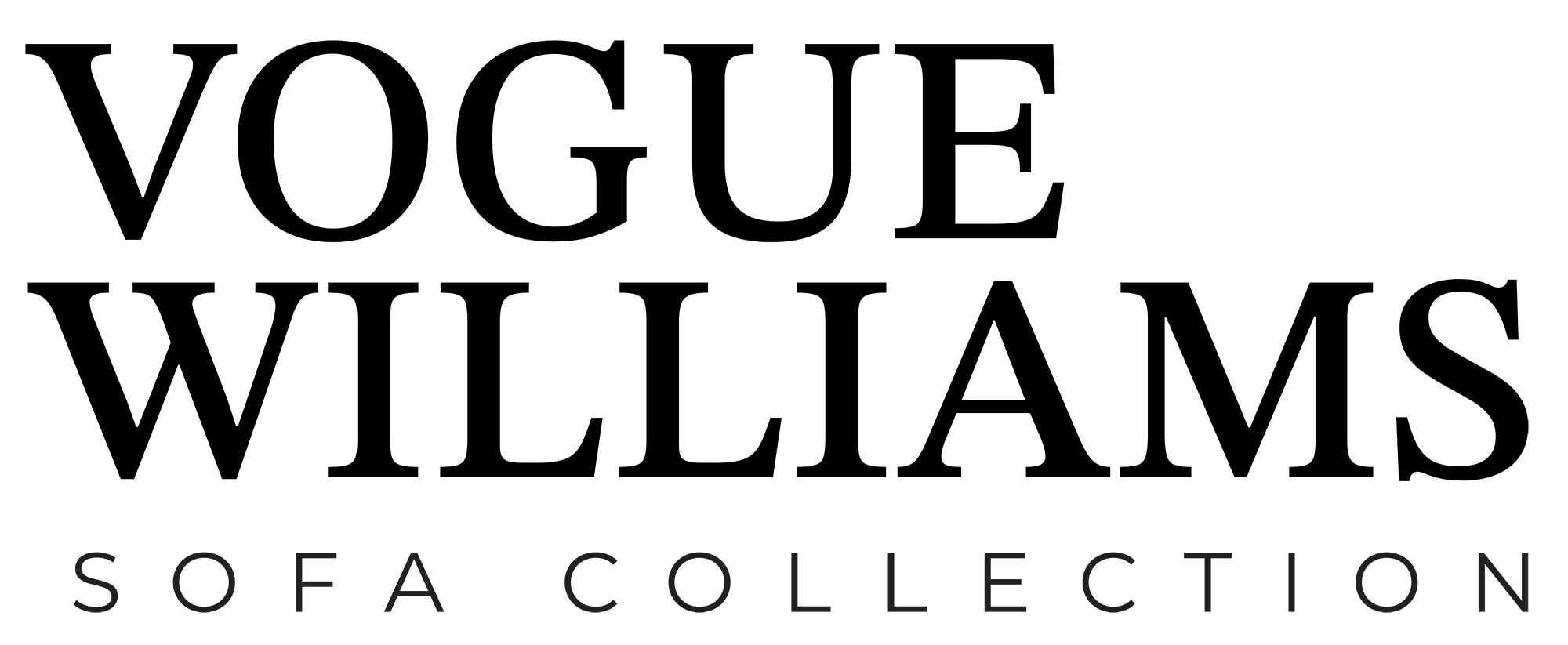 Logo for the Vogue Williams sofa collection