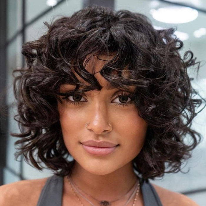 Curly bob hairstyles