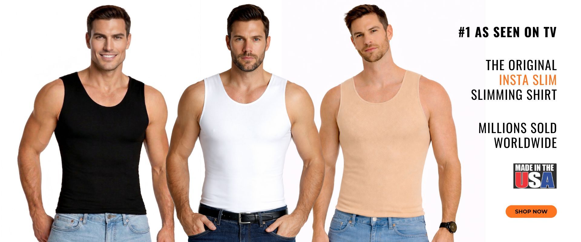 COMPRESSION SHAPEWEAR SLIMMING SHIRTS FOR MEN