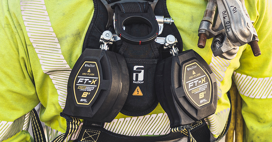 Close-up on an FT-X EdgeCore SRL-P energy absorber/shock pack.