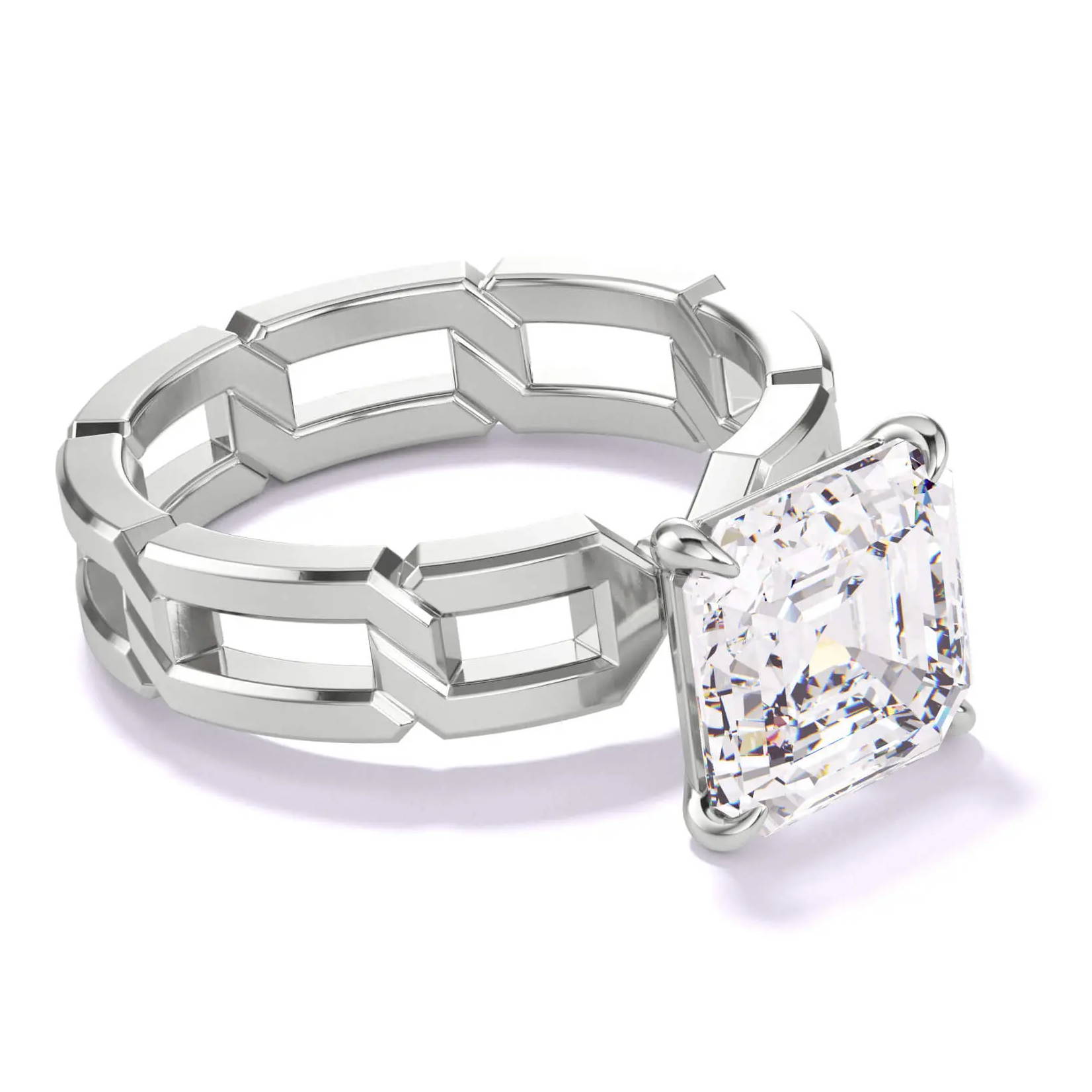 platinum solitaire engagement ring