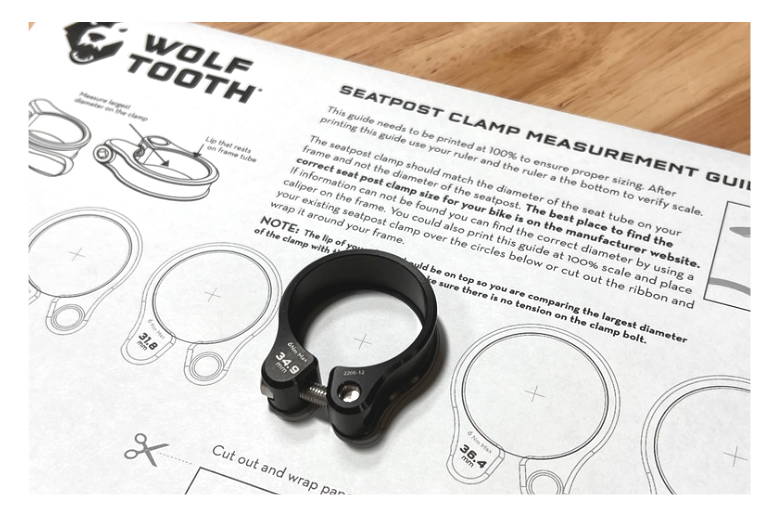 Wolf Tooth Seatpost Clamp Measurement and Installation Guide