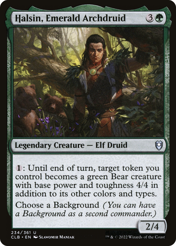 The card Halsin, Emerald Archdruid