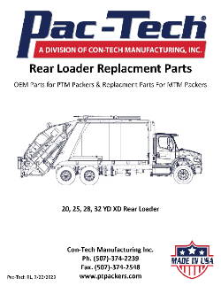 Extreme Duty Rear Loader Replacement Parts Book
