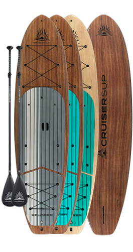 Two XPLORER SE Woody Paddle Board Package
