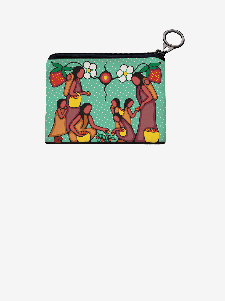 Heart Berry Gatherers Coin Purse by Sharifah Marsden, Anishinaabe