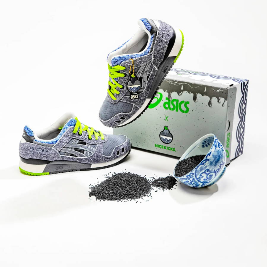 Nice Kicks x ASICS Gel Lyte III Black Sesame
