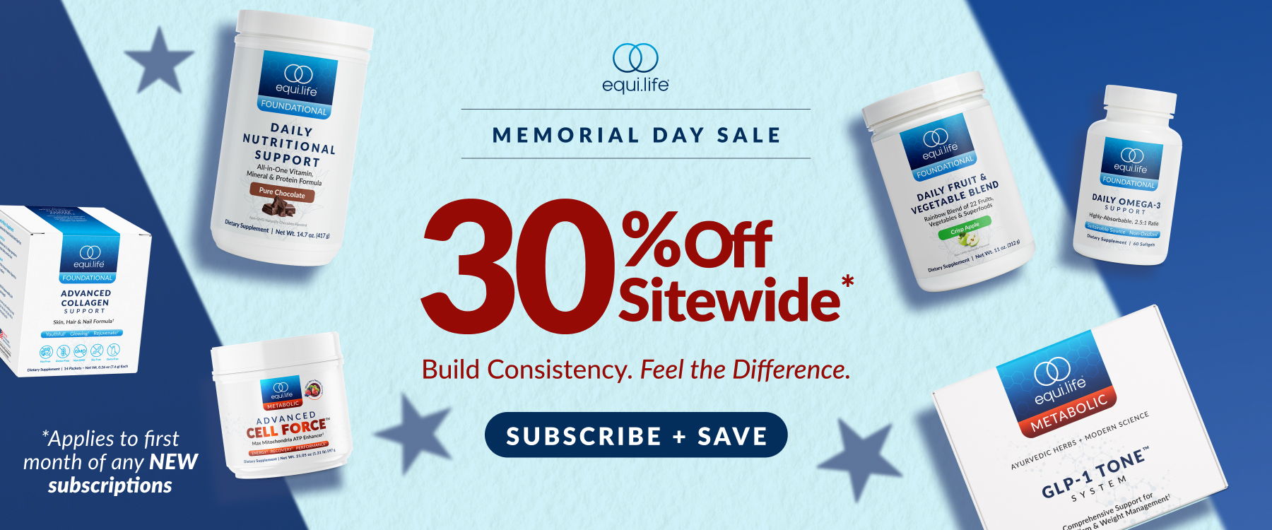 Memorial Day Sale: 30% off sitewide on various products.
