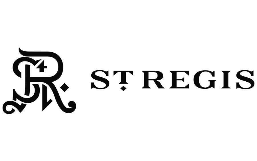 St. Regis logo featuring ornate lettering and design elements.