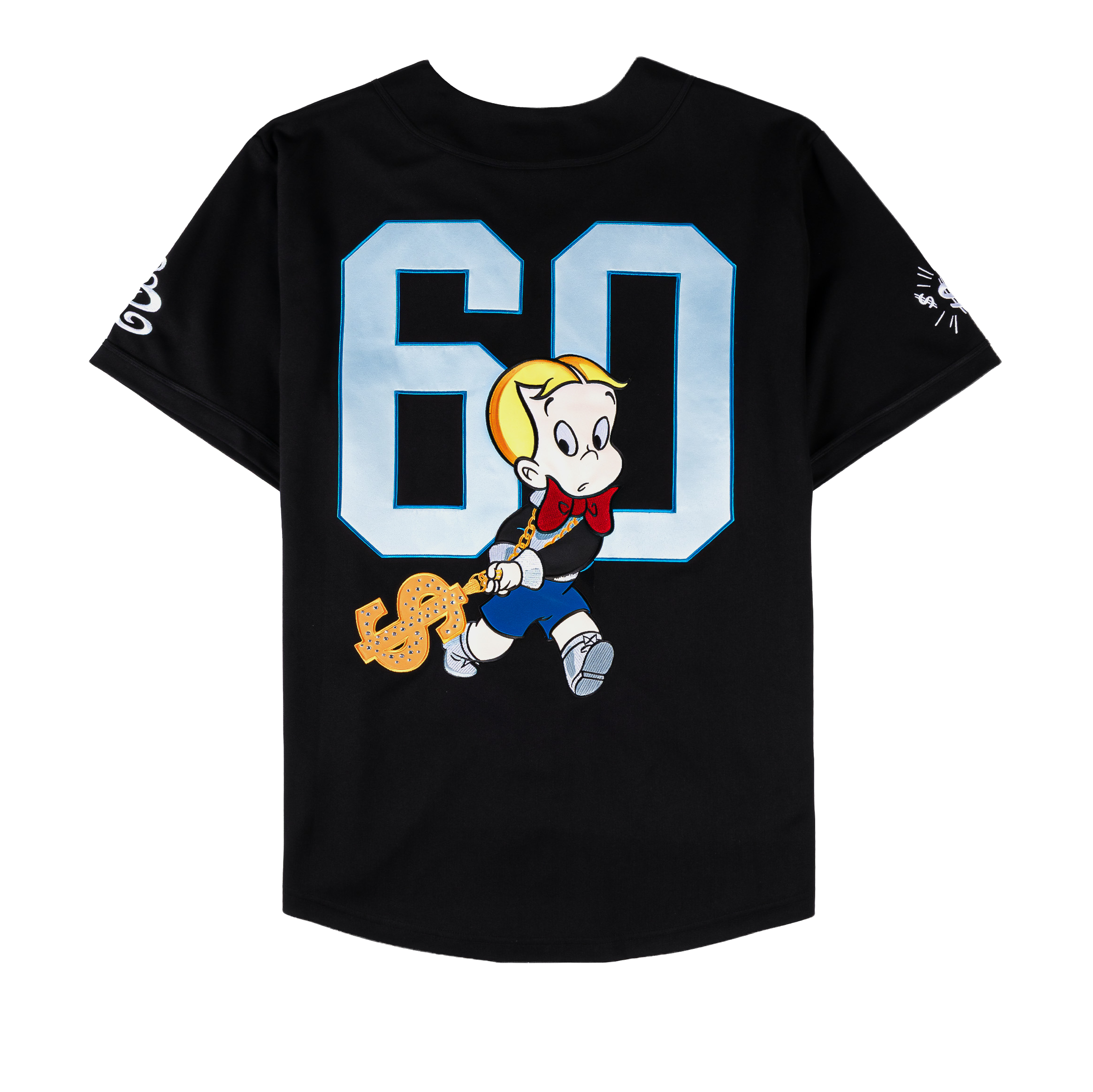 Black jersey with 