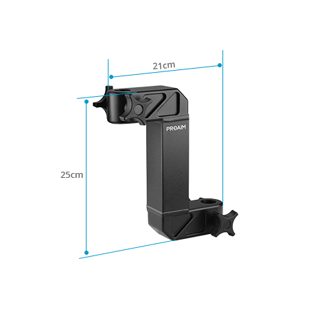 Proaim Vertical Seat Arm 20cm/8” for Round Seat & Camera Doorway Dolly.