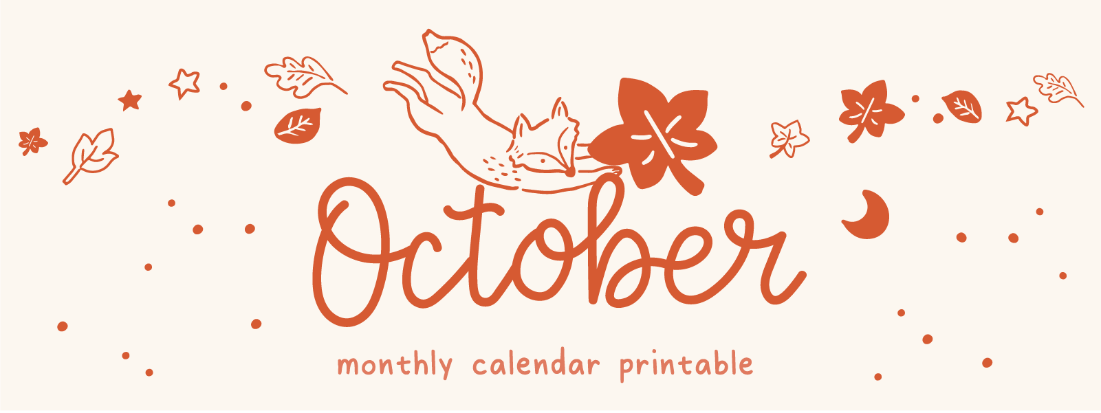 Monthly Calendar Spread Stencil, Journaling Supplies