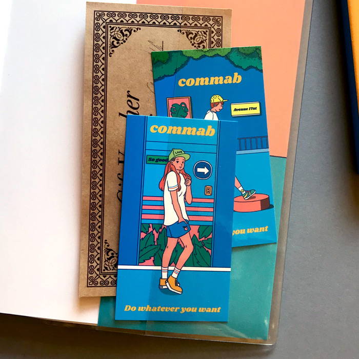 Inner pocket - Design Comma-B 2020 Today dated weekly diary planner